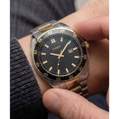 Timex Weston de hombre correa de metal bicolor – TW2Y89100