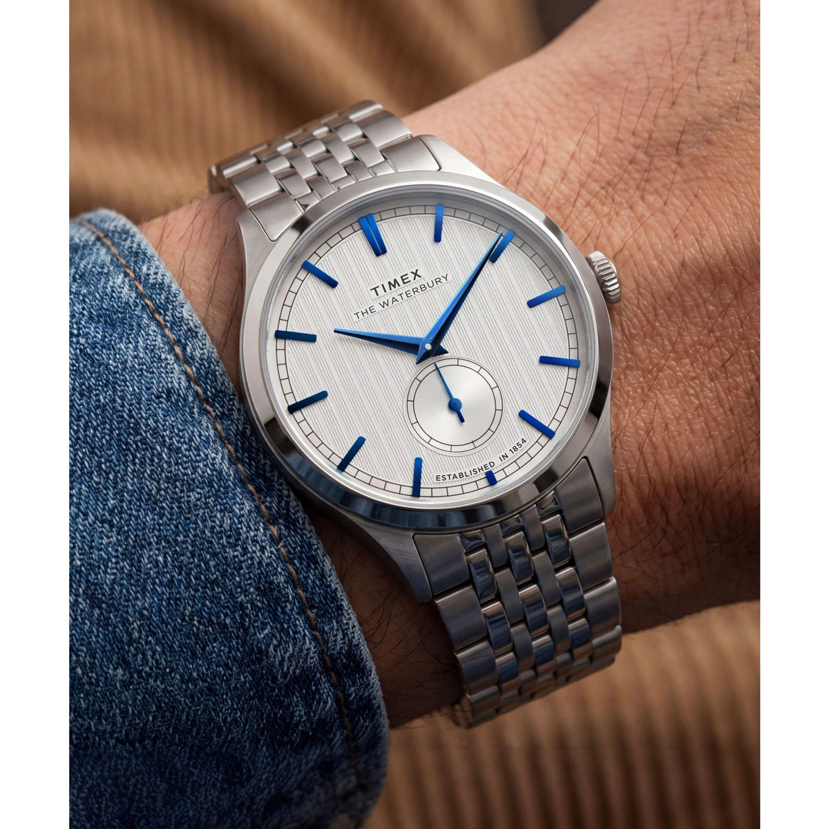 Timex Waterbury Classic de hombre pulsera de acero inoxidable – TW2Y91800