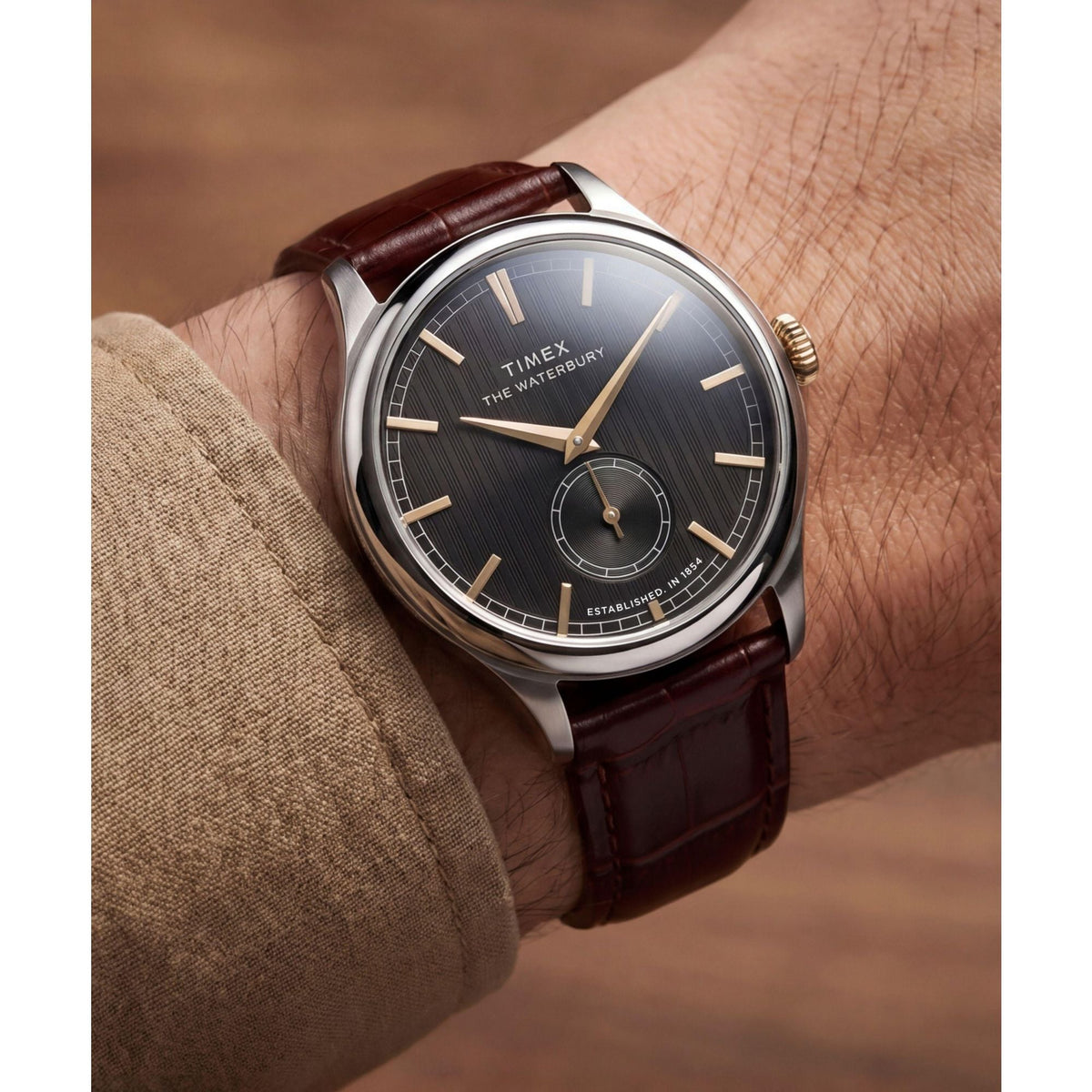 Timex Waterbury de hombre correa de cuero – TW2Y92100