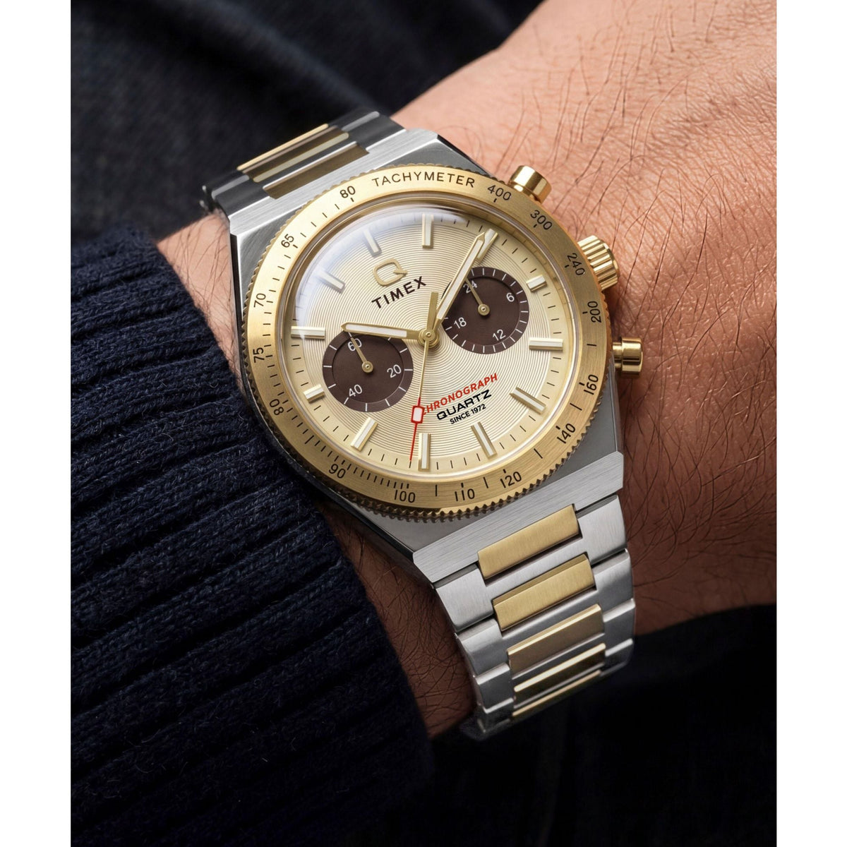 Timex Q Continental de hombre correa de metal – TW2Y92300