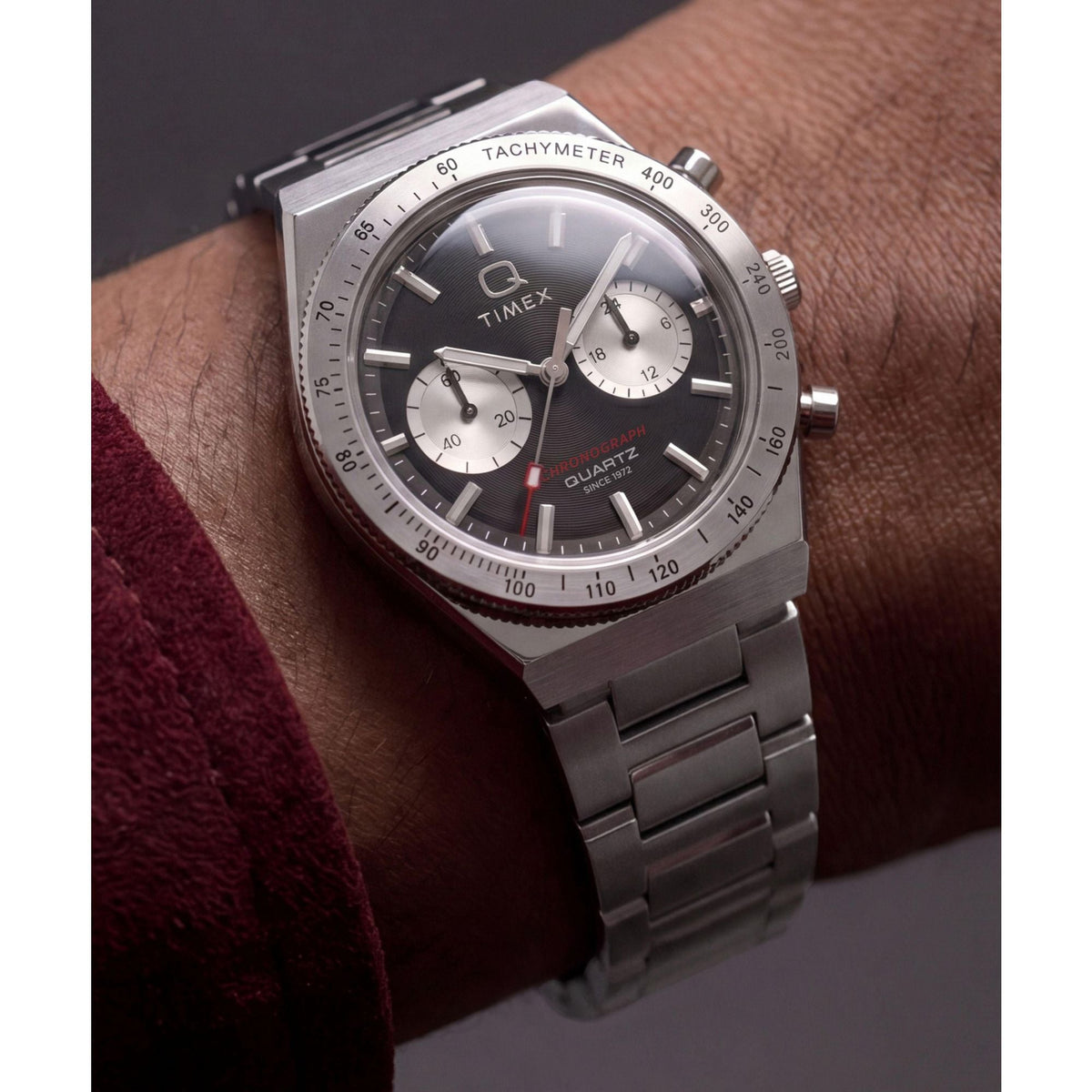 Timex Q Continental de hombre correa de metal – TW2Y93200