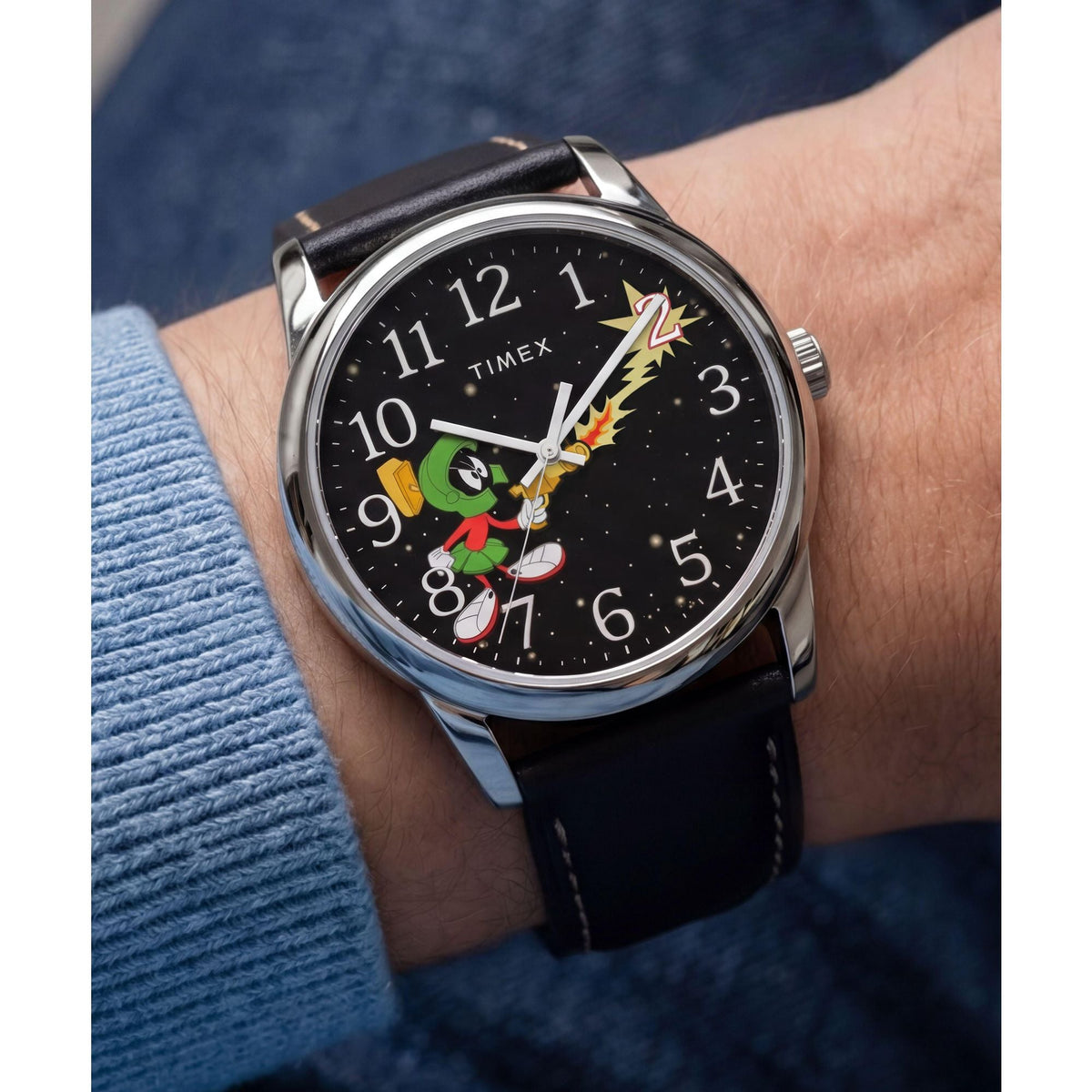 Timex Looney Tunes de hombre correa de cuero – TW2Y99300