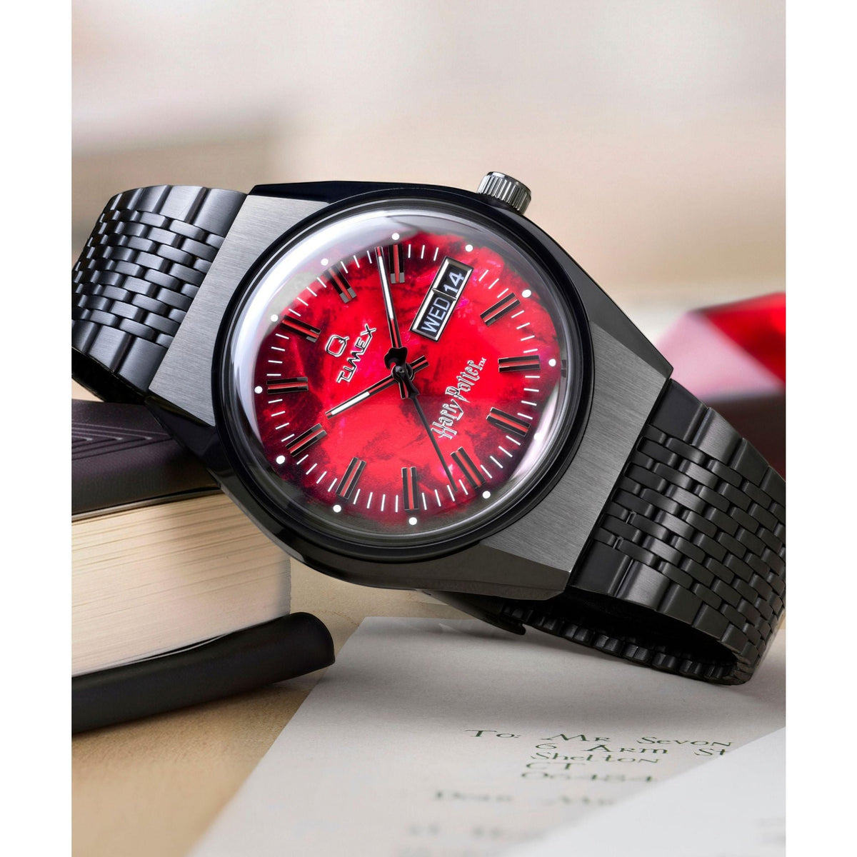 Timex Q Harry Potter de hombre banda de metal – TW2Y99700