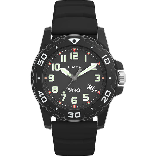 Timex Diver Style unisex pulsera de caucho 42 mm – TW5M61200