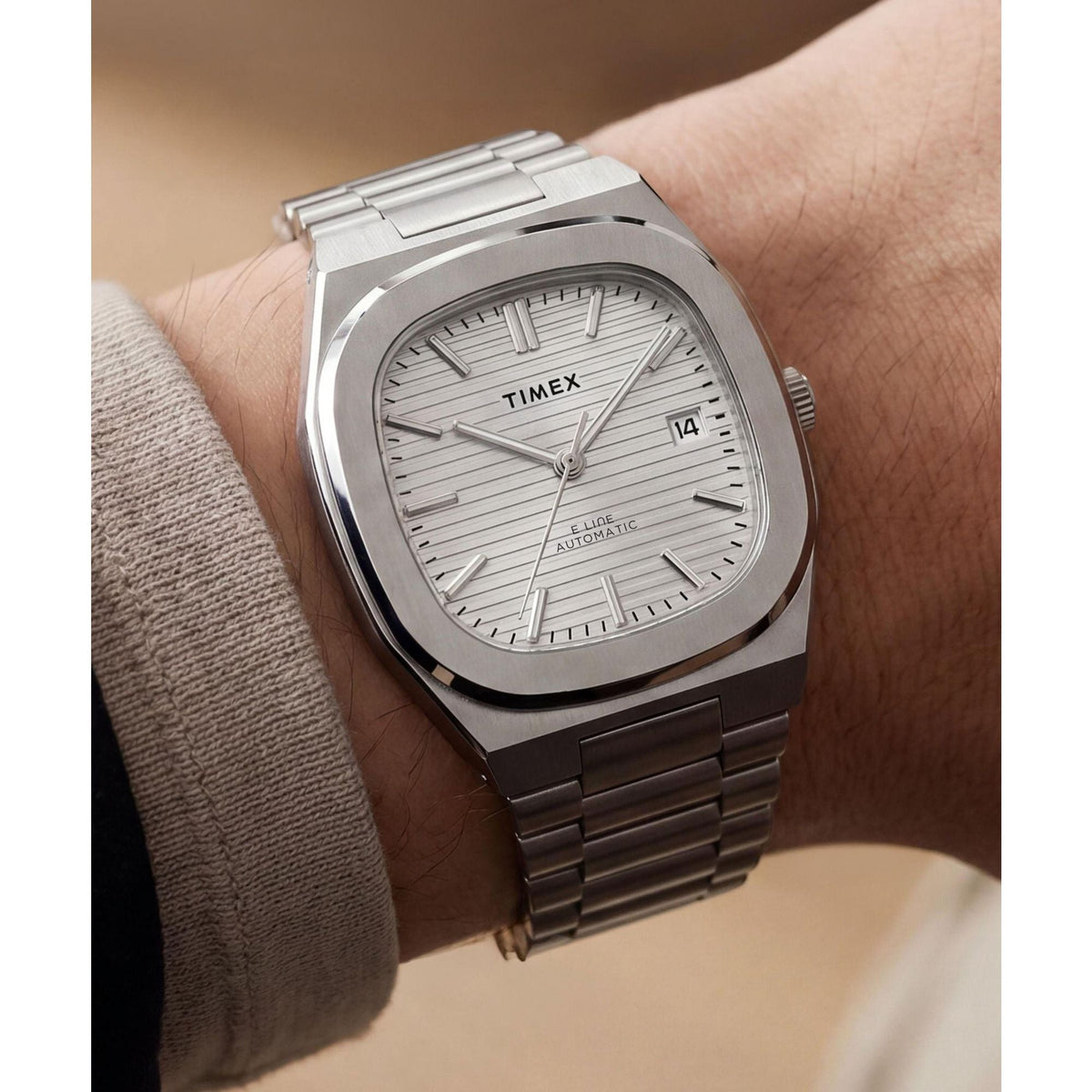 Timex E Line Automático de hombre correa de metal – TW6A00500