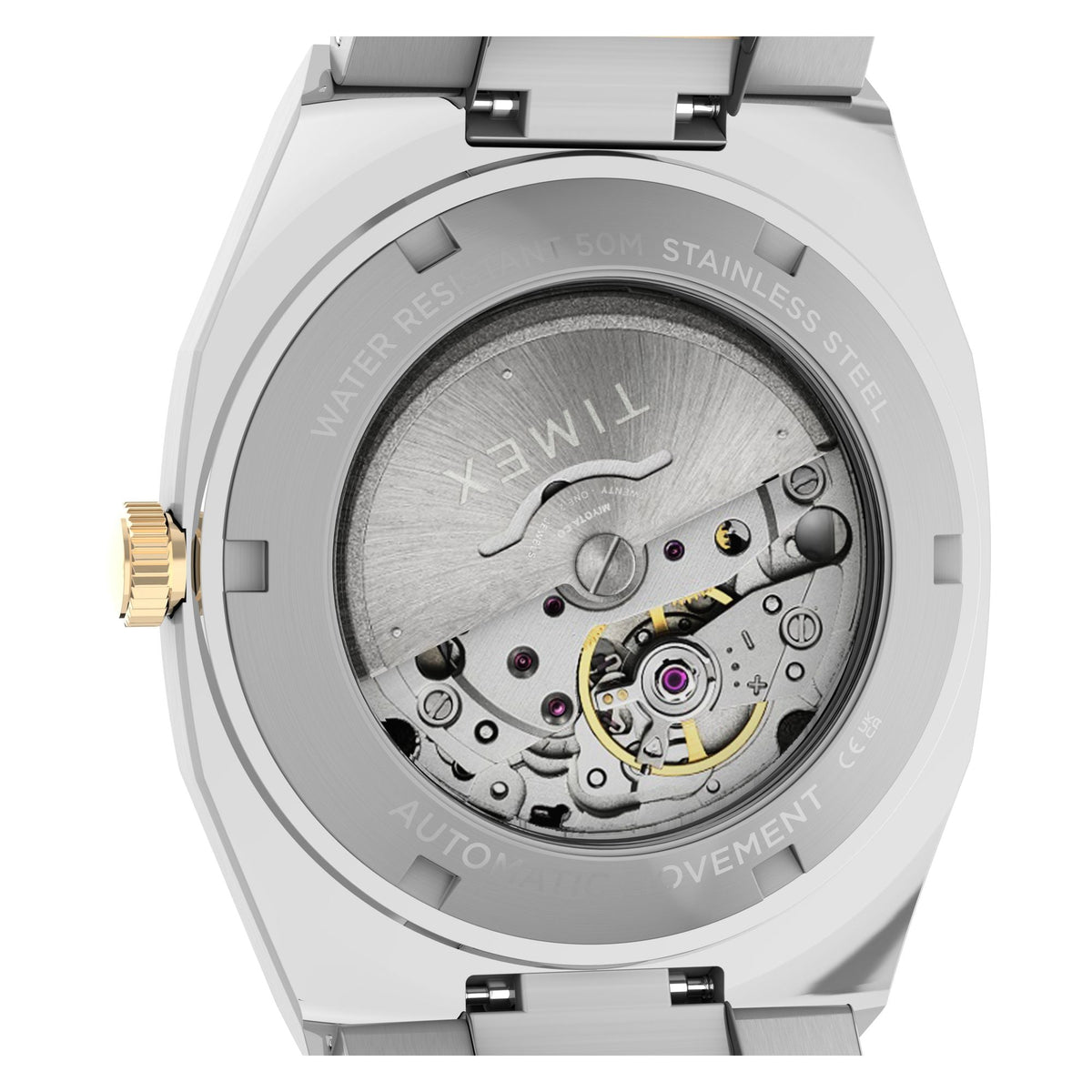 Timex E Line Automático de caballero correa de metal – TW6A00600