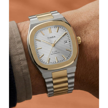 Timex E Line Automático de caballero correa de metal – TW6A00600