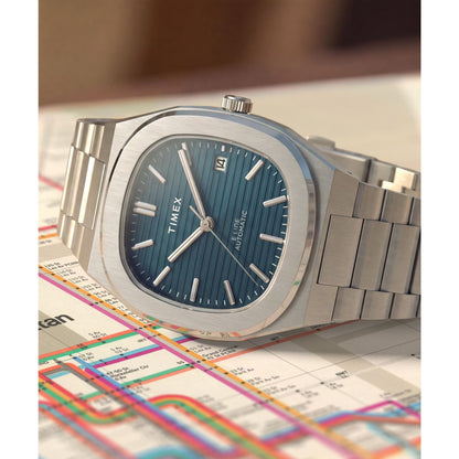 Timex E Line Automático de caballero correa de metal – TW6A00700