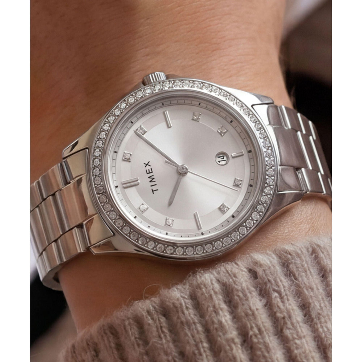Timex Celine de dama correa de metal – TW6A04500