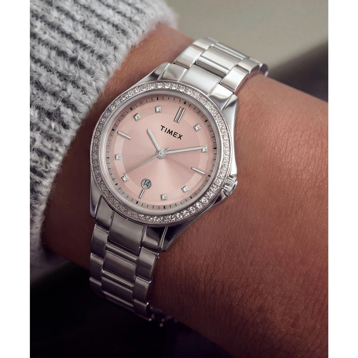 Timex Celine de dama correa de metal – TW6A05800
