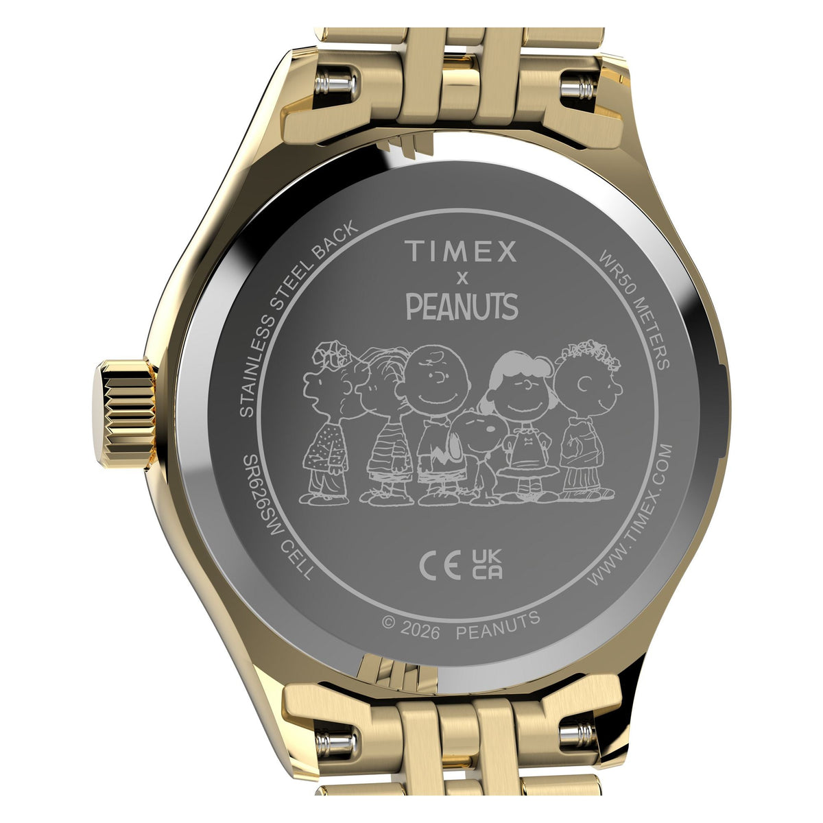 Timex Legacy Peanuts Mini de dama correa de metal snoopy – TW6A07400