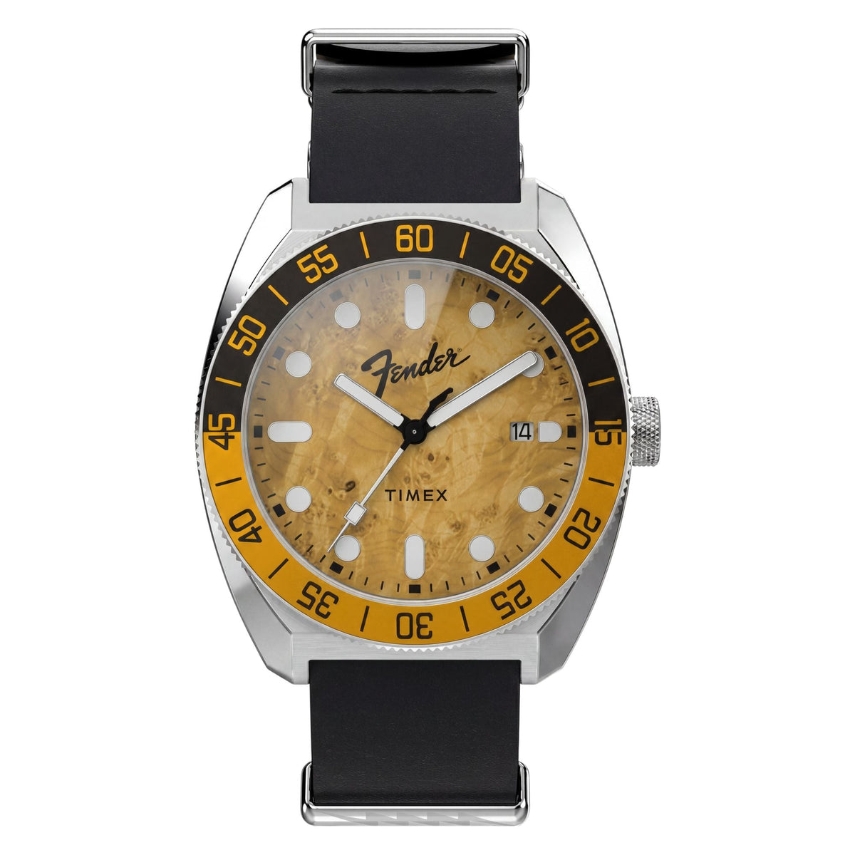 Timex Fender Automático de hombre correa de cuero – TW6A14600