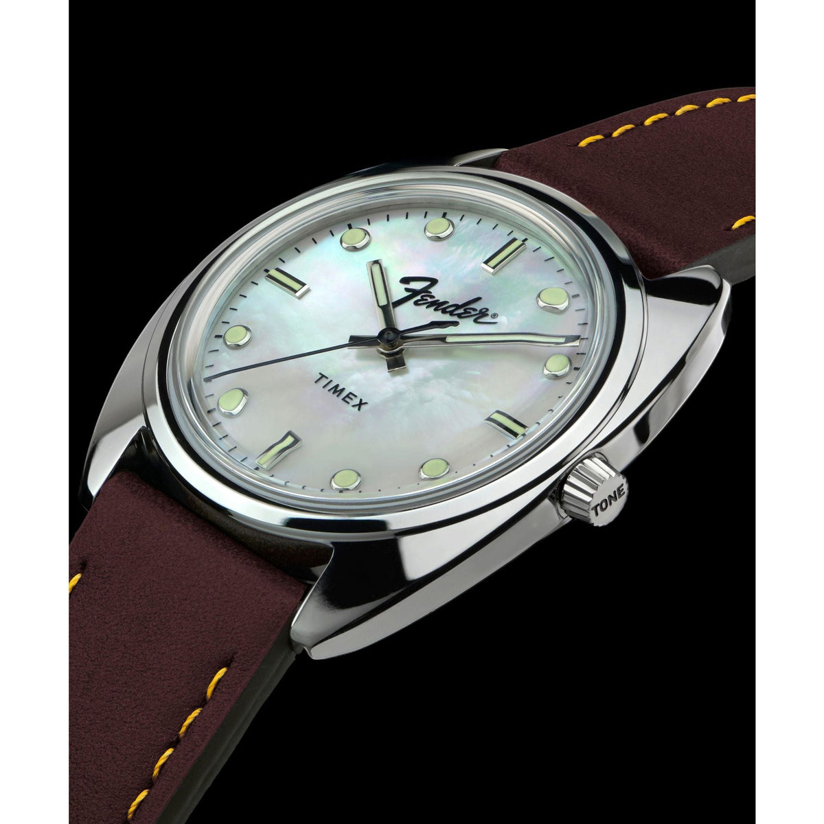 Timex Fender Automático de caballero pulsera de piel – TW6A14700