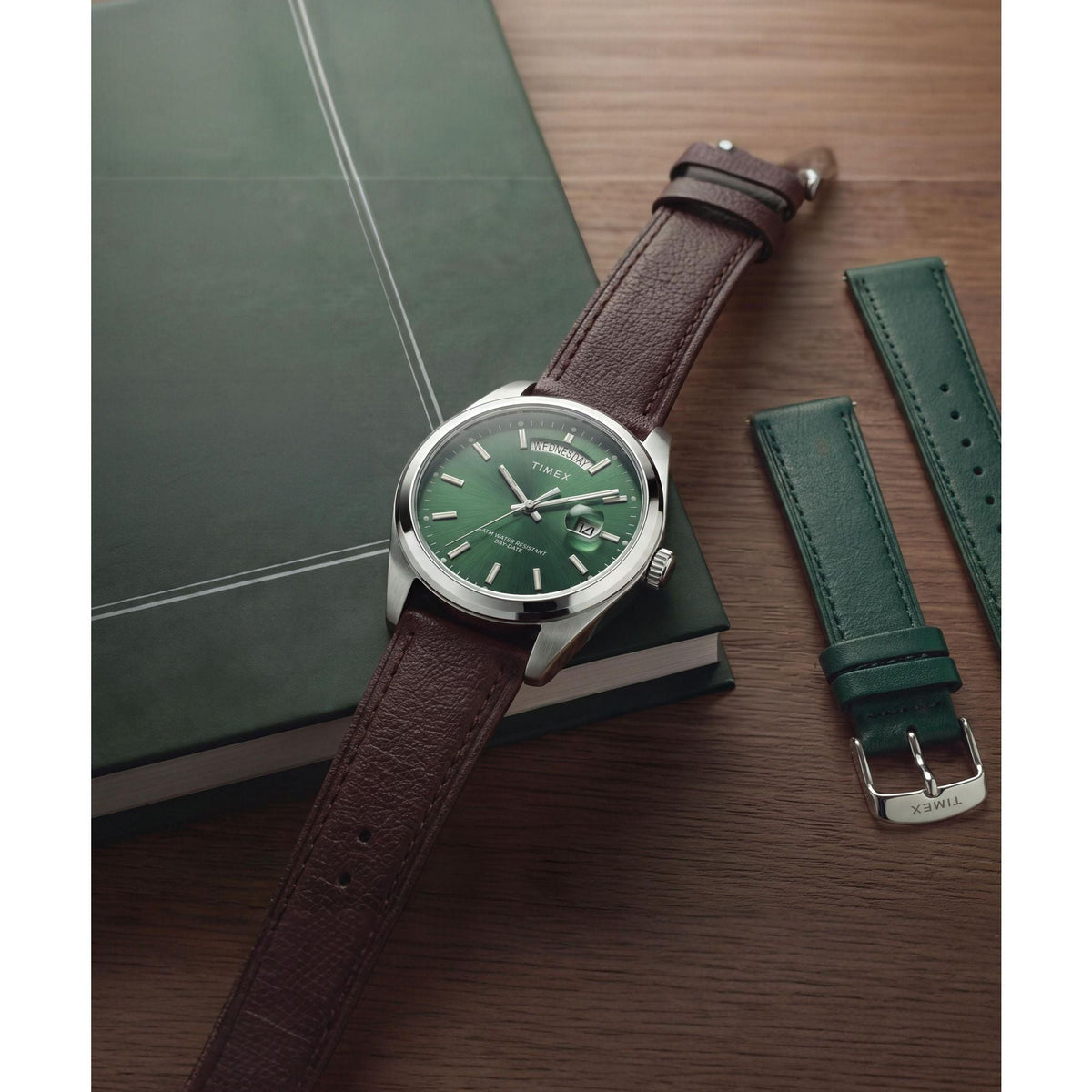 Timex Trend de caballero correa de cuero – TWG068800