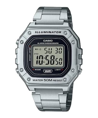 Casio para Caballero, Illuminator con Cronógrafo – W-218HD-1AV