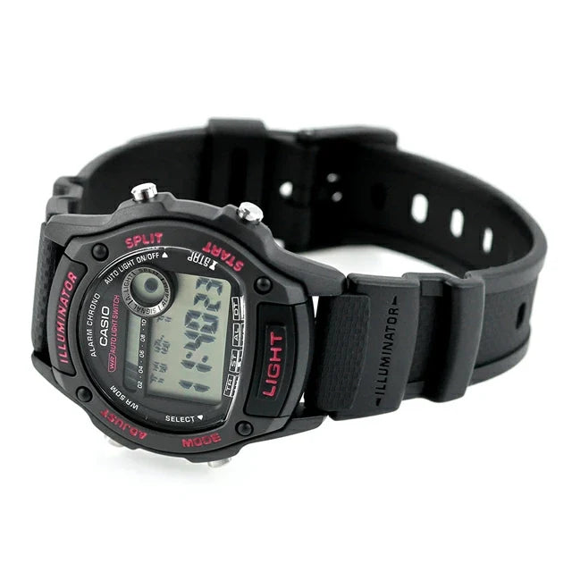 Casio de caballero correa de silicona – W-220H-1A2V