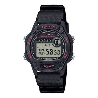 Casio de caballero correa de silicona – W-220H-1A2V