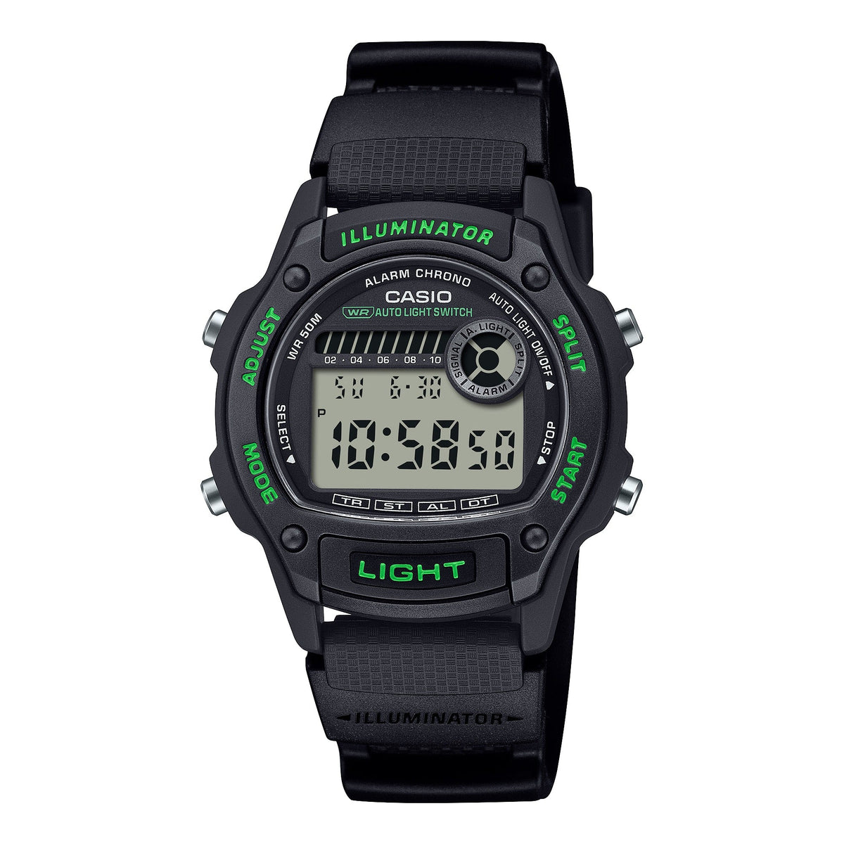Casio de hombre banda de caucho – W-220H-1A3V