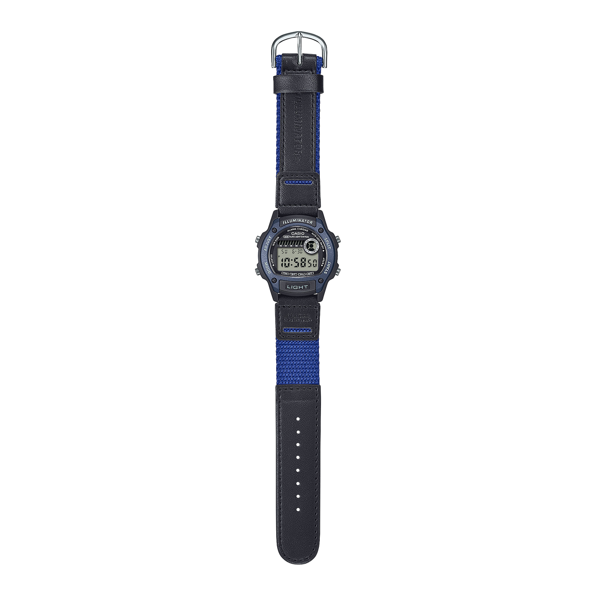 Casio Digital de caballero banda de piel – W-220HF-2AVCF