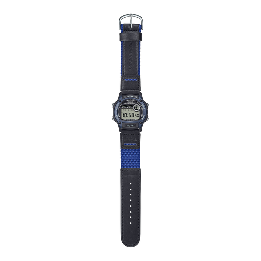 Casio Digital de caballero banda de piel – W-220HF-2AVCF