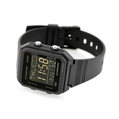 Casio digital de unisex correa de silicona – W-221H-1BV