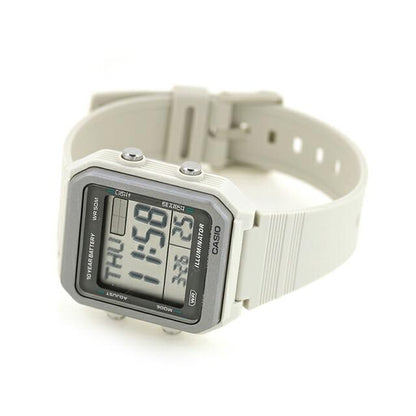 Casio digital unisex correa de silicona – W-221H-8AV
