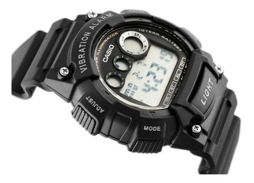 Casio para Hombre, Alarma Vibrante Super Illuminantor – W-735H-1AV