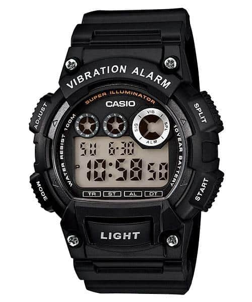 Casio para Hombre, Alarma Vibrante Super Illuminantor – W-735H-1AV