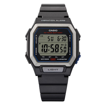 Casio digital de hombre correa de caucho – W-738H-1AV