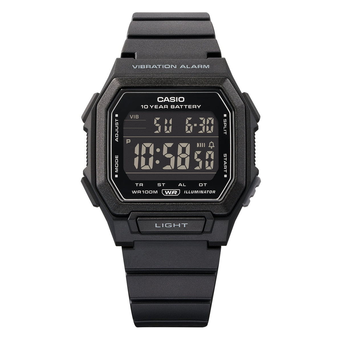 Casio de hombre correa de silicona – W-738H-1BV