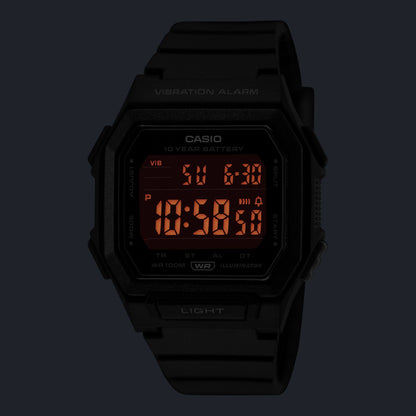 Casio de hombre correa de silicona – W-738H-1BV
