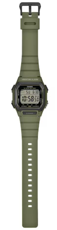 Casio de hombre correa de resina digital – W-738H-3AV