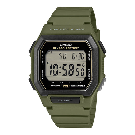 Casio de hombre correa de resina digital – W-738H-3AV