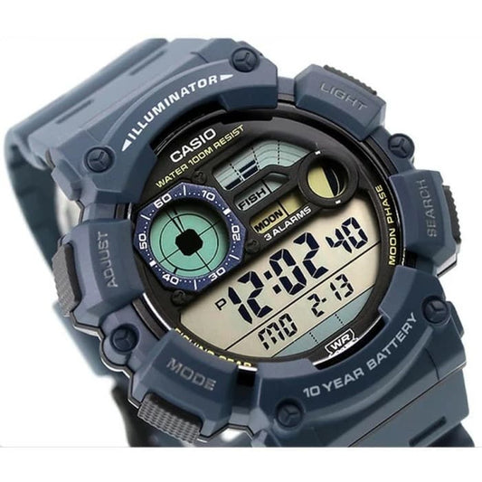 Casio para Hombre, Fishing Gear, Fase Lunar – WS-1500H-2AV