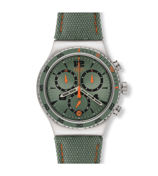 Swatch L'Heure du Marais de hombre correa de tela – YVS402