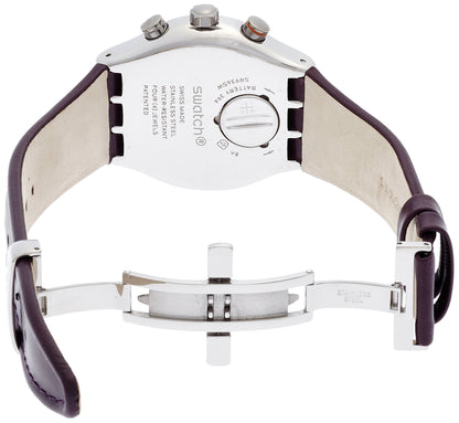 Swatch Irony Prisoner de hombre correa de cuero – YVS413