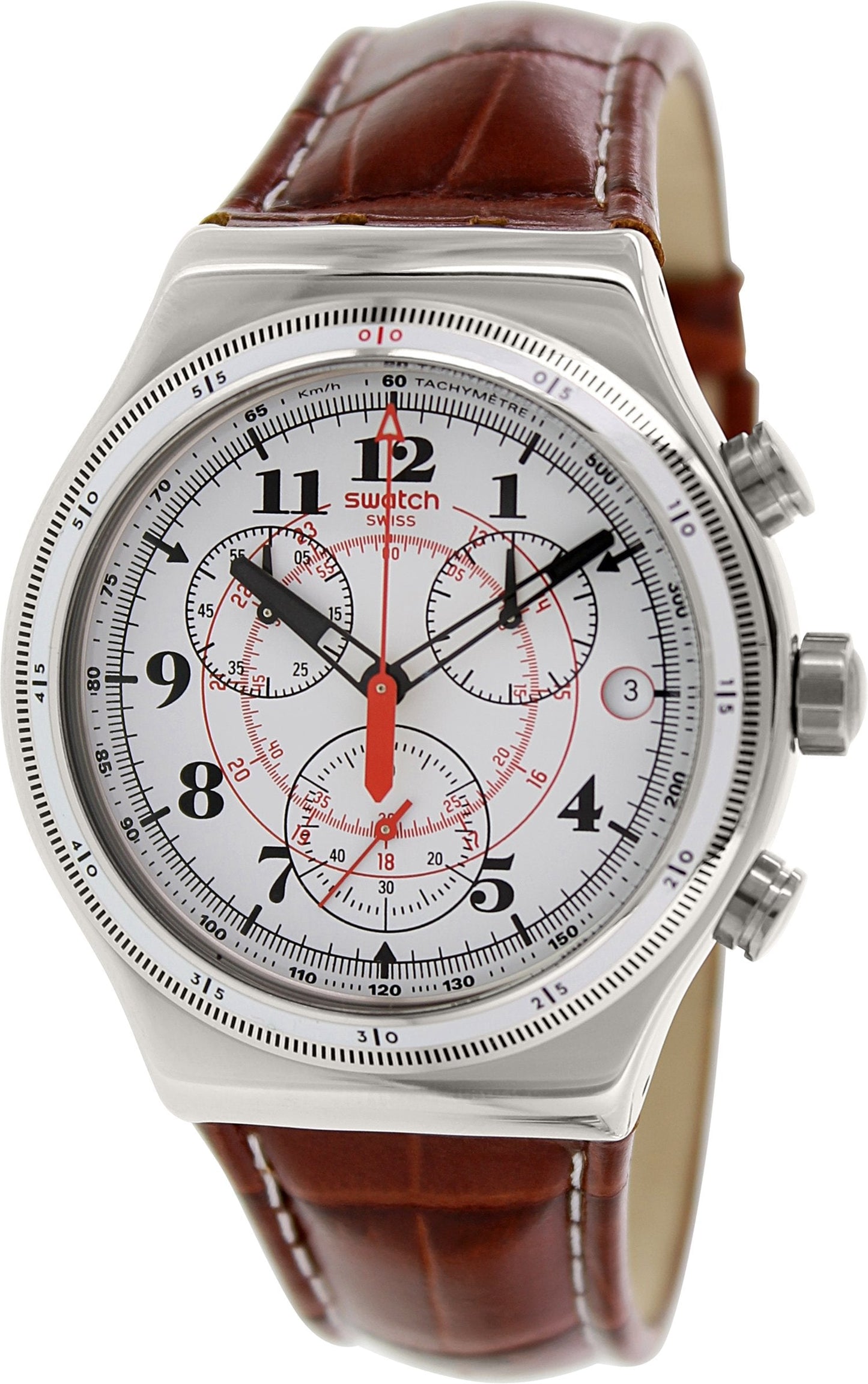 Swatch Back To the Roots de caballero correa de piel – YVS414