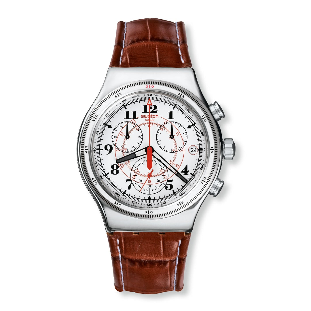 Swatch Back To the Roots de caballero correa de piel – YVS414