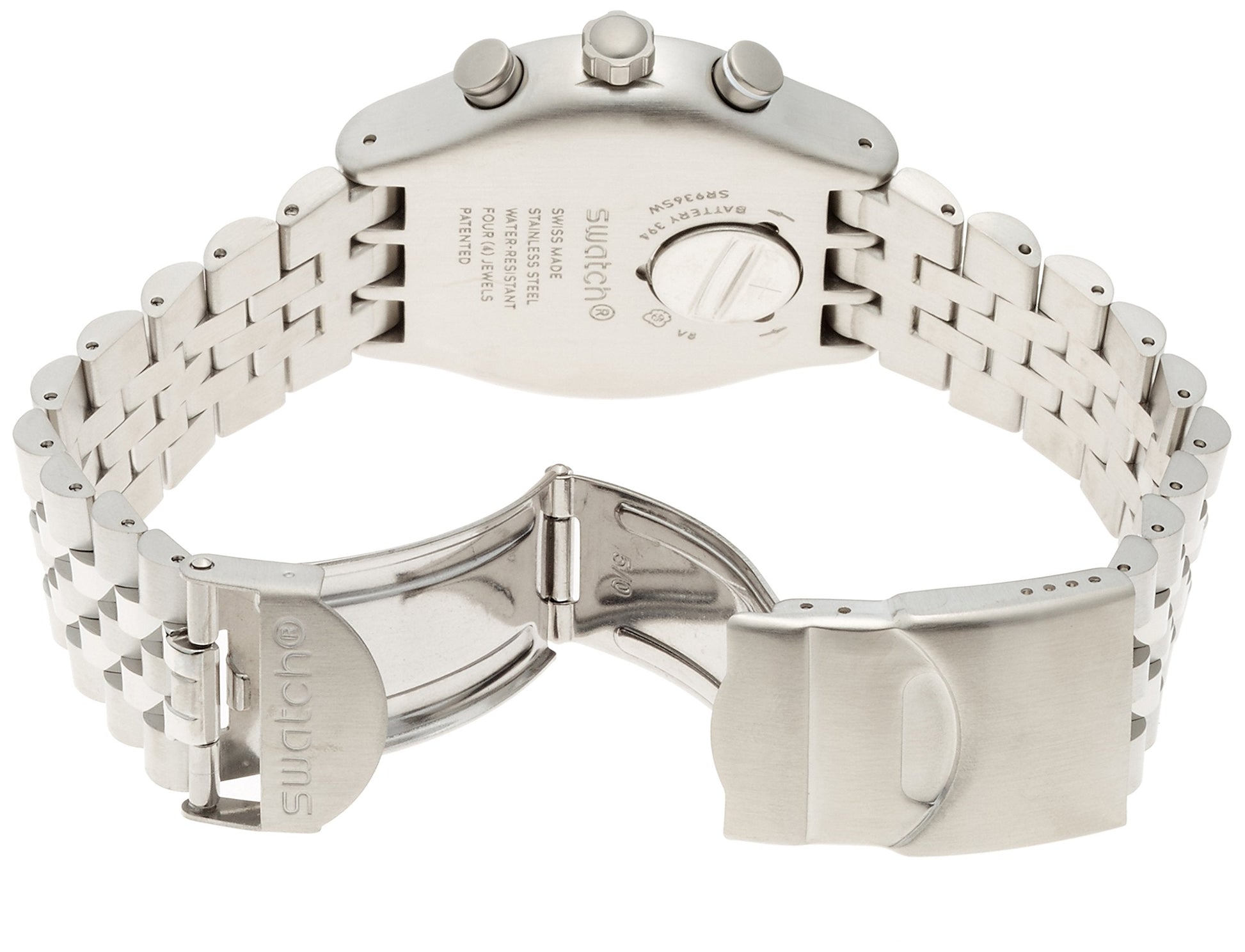 Swatch Destination Upper East de caballero correa de metal – YVS425G
