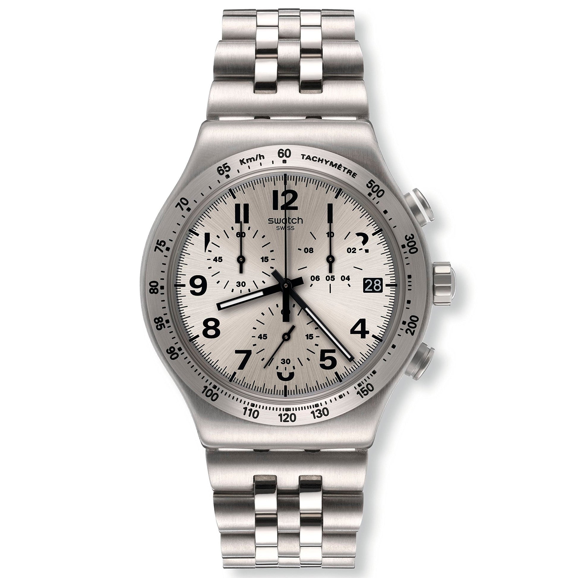Swatch Destination Upper East de caballero correa de metal – YVS425G