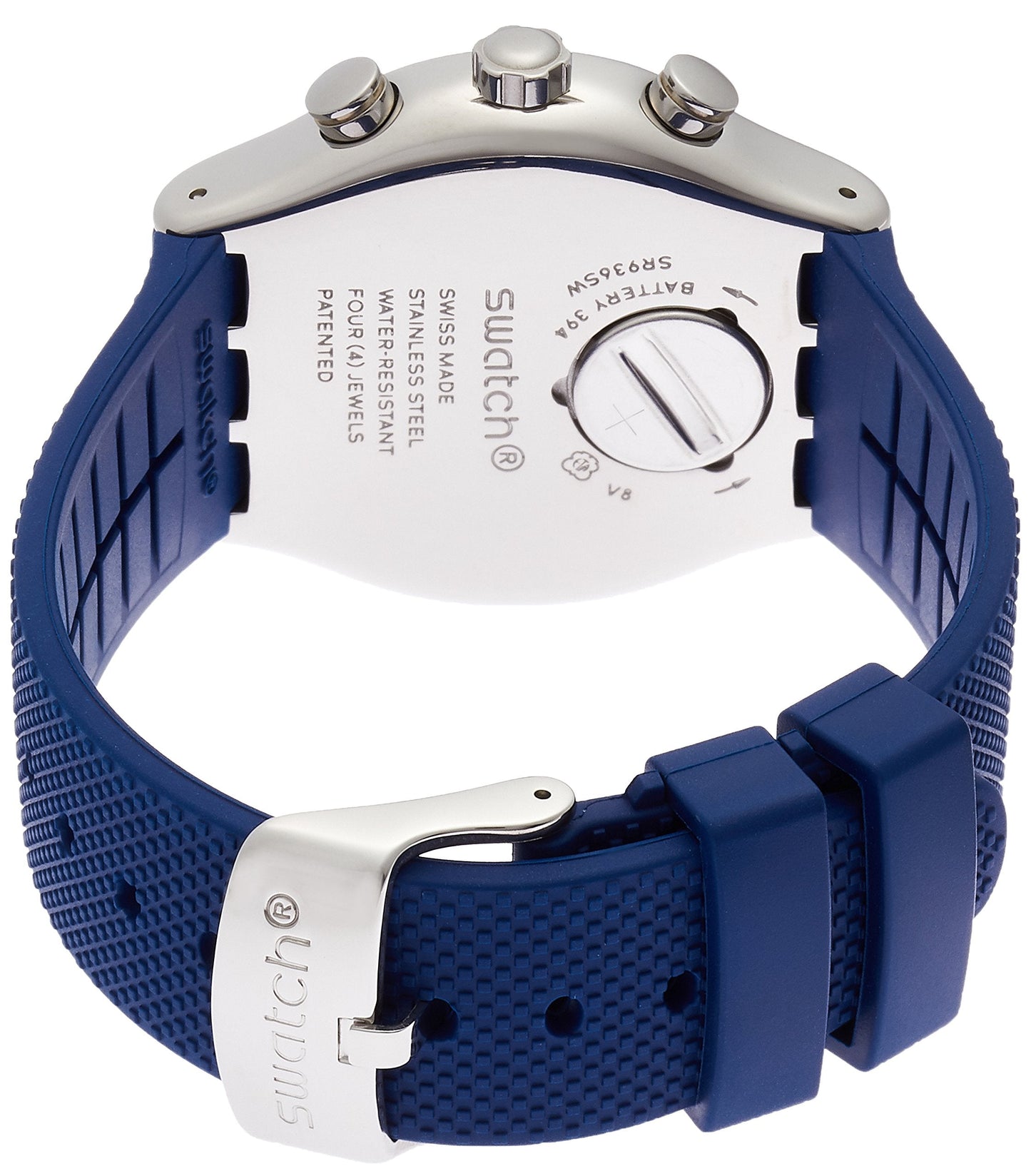 Swatch Frescoazul de hombre correa de resina – YVS439