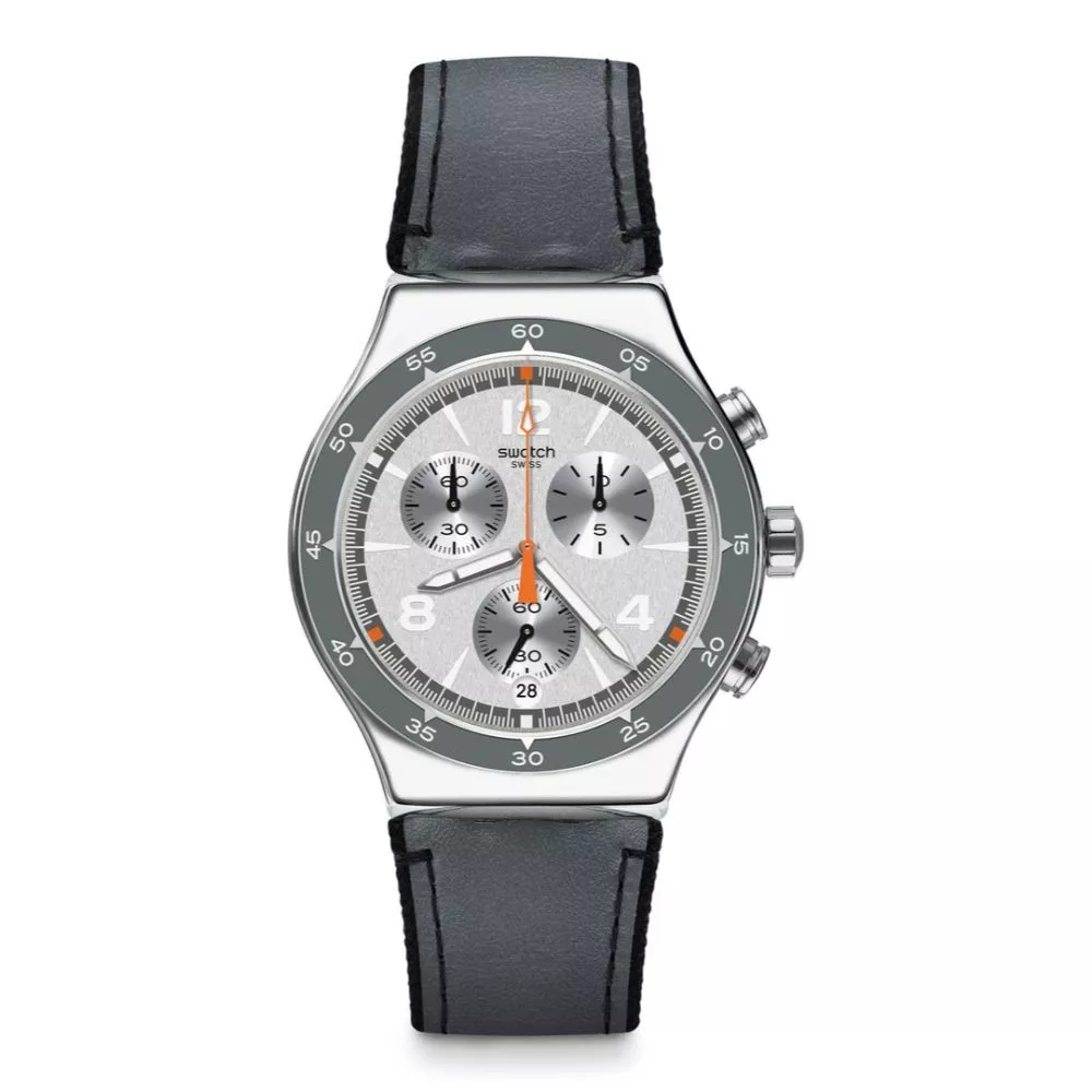 Swatch Irony de caballero banda de piel – YVS446