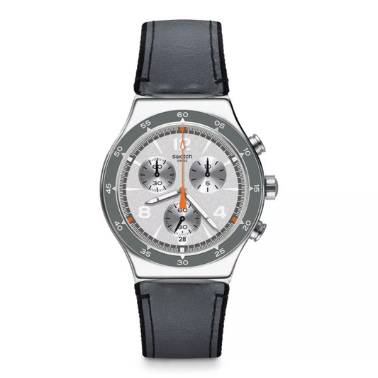 Swatch Irony de caballero banda de piel – YVS446