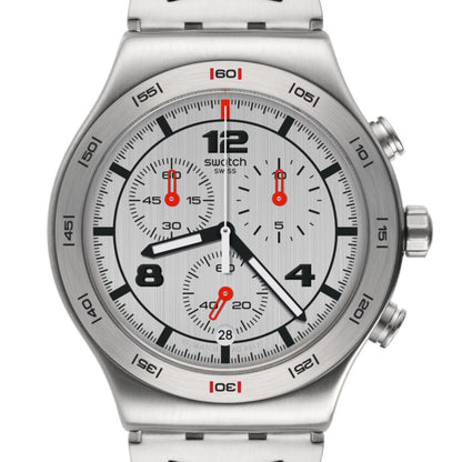 Swatch Silver Again de hombre correa de metal 43 mm – YVS447G