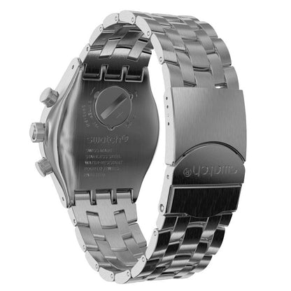 Swatch Silver Again de hombre correa de metal 43 mm – YVS447G
