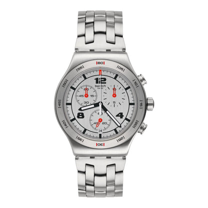 Swatch Silver Again de hombre correa de metal 43 mm – YVS447G