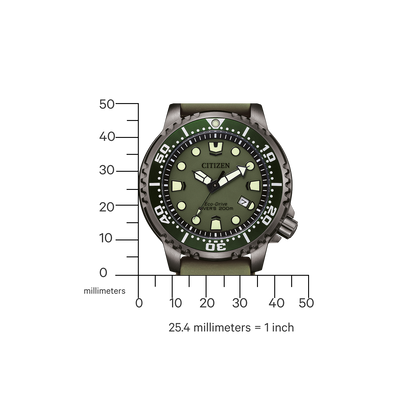 bn0157-11x Reloj Citizen Eco-drive de hombre pulsera de caucho 44 mm