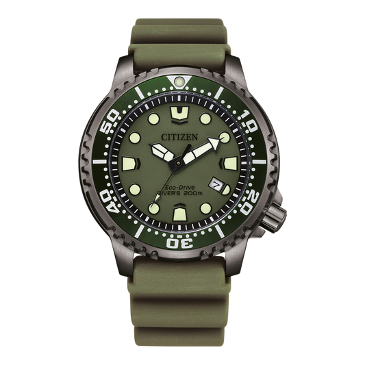 bn0157-11x Citizen Eco-drive de hombre pulsera de caucho 44 mm