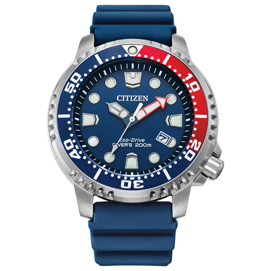 bn0168-06l Citizen Promaster Dive de caballero banda de resina 44 mm Eco-drive