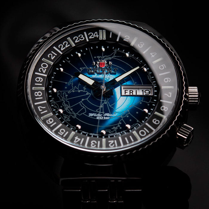 Orient Revival Análogo para Caballero pulsera de Metal – RA-AA0E03L